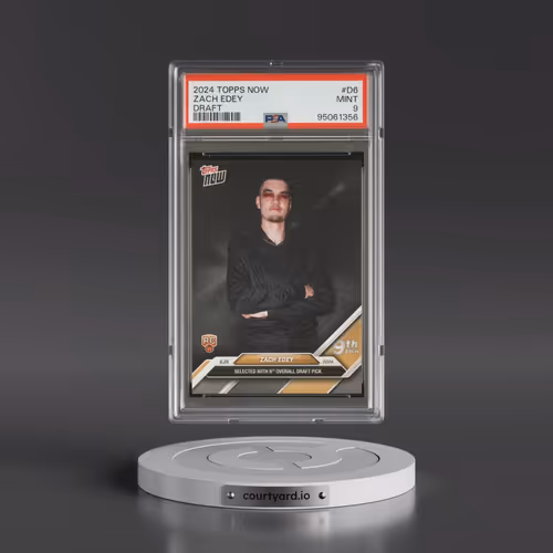 2024 Topps Now Draft #D6 Zach Edey (PSA 9 MINT)