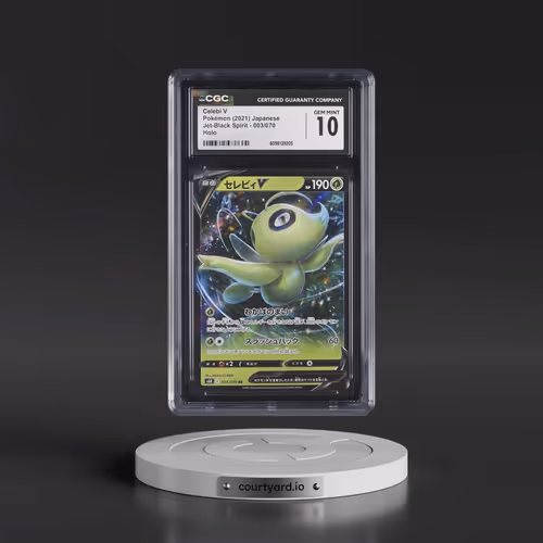 2021 Jet-Black Spirit #003/070 Celebi V - Holo (CGC 10 GEM MINT)
