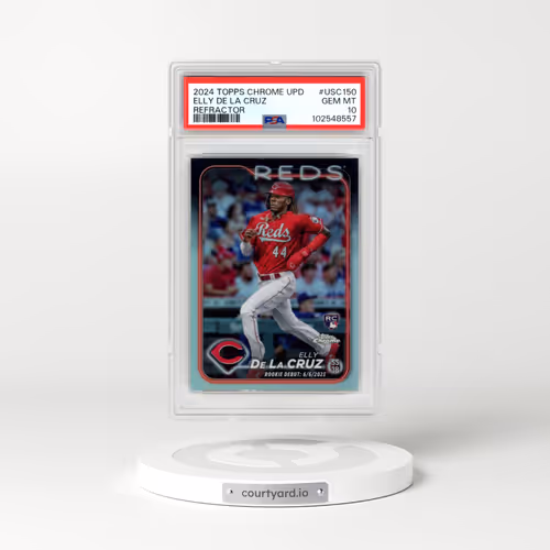2024 Topps Chrome Update #USC150 Elly de La Cruz - Refractor (PSA 10 GEM MINT)