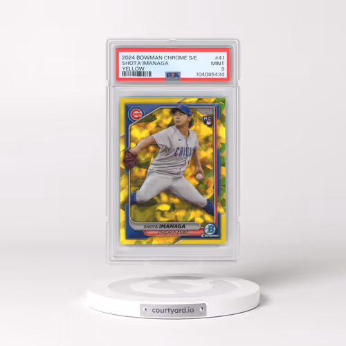2024 Bowman Chrome Sapphire Edition #41 Shota Imanaga - Yellow (PSA 9 MINT)