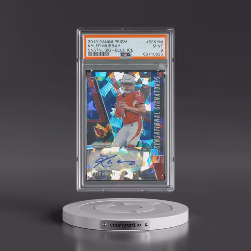 2019 Panini Prizm Sensational Signatures #SEKYM Kyler Murray - Blue Ice (PSA 9 MINT)