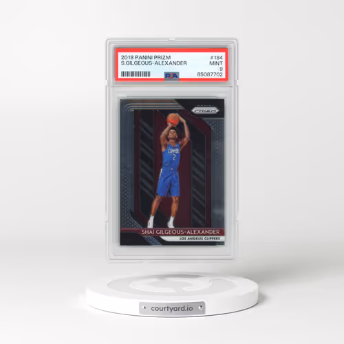 2018 Panini Prizm #184 Shai Gilgeous-Alexander (PSA 9 MINT)