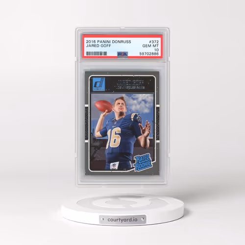 2016 Panini Donruss #372 Jared Goff (PSA 10 GEM MINT)