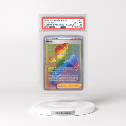 2022 Astral Radiance #203 Grant - Secret (PSA 10 GEM MINT)