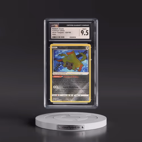 2022 Silver Tempest #120/195 Radiant Jirachi - Holo (CGC 9.5 MINT+)