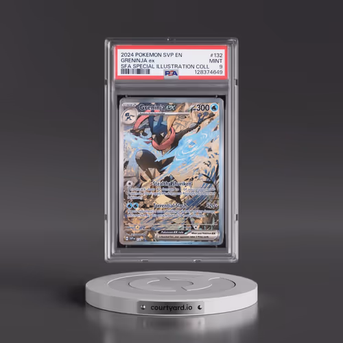2024 Pokémon Svp EN-SV Black Star Promo #132 Greninja EX - Holo Shrouded Fable Special Illustration