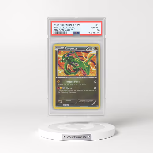 2012 Pokémon Black & White Dragon Vault #11 Rayquaza - Holo (PSA 10 GEM MINT)