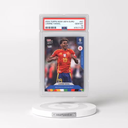 2024 Topps Now UEFA Euro #67 Lamine Yamal (PSA 10 GEM MINT)