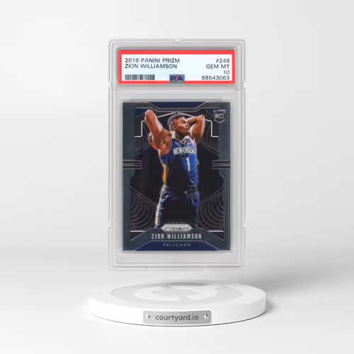 2019 Panini Prizm #248 Zion Williamson (PSA 10 GEM MINT)