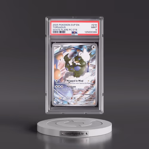 2025 Pokémon Svp EN-SV Black Star Promo #210 Tornadus - White Flare Pokemon Center Elite Trainer Box