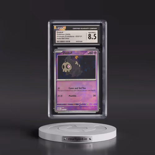 2024 Prismatic Evolutions - PRE EN #035/131 Duskull - Poké Ball Holo (CGC 8.5 NM-MT+)