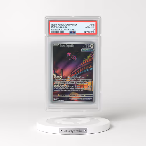 2023 Pokémon Par EN-Paradox Rift #216 Iron Jugulis - Illustration Rare (PSA 10 GEM MINT)
