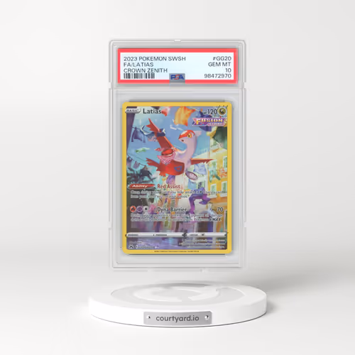 2023 Pokémon Sword and Shield Crown Zenith #GG20 Latias - Full Art (PSA 10 GEM MINT)