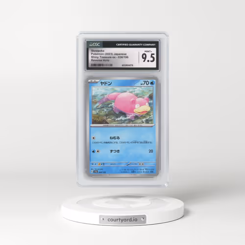 2023 Shiny Treasure ex #036/190 Slowpoke - Reverse Holo Digitized (CGC 9.5 MINT+)