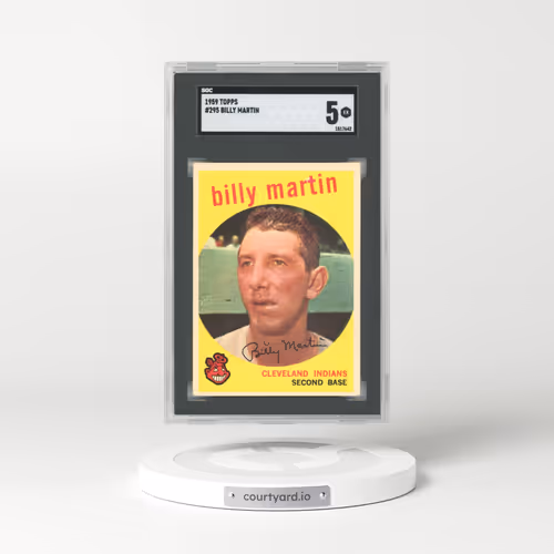 1959 Topps #295 Billy Martin (SGC 5 EX)