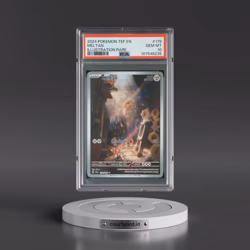 2024 Pokémon Tef EN-Temporal Forces #179 Meltan - Illustration Rare (PSA 10 GEM MINT)