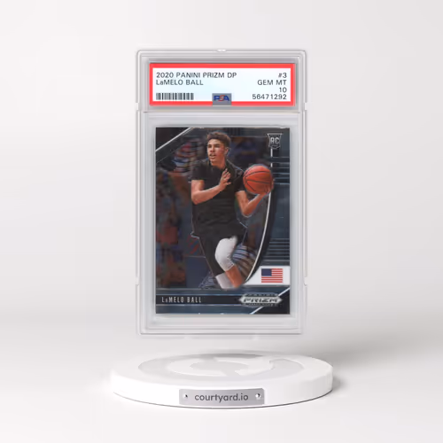 2020 Panini Prizm Draft Picks #3 LaMelo Ball (PSA 10 GEM MINT)