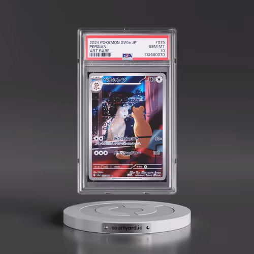 2024 Pokémon Sv6a-Night Wanderer #075 Persian - Art Rare (PSA 10 GEM MINT)