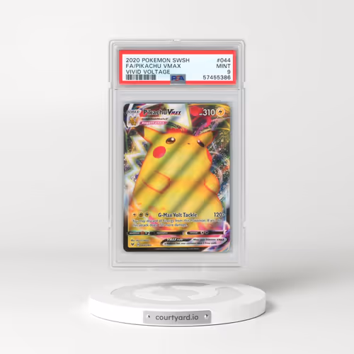 2020 Pokémon Sword & Shield Vivid Voltage #044 Pikachu Vmax - Full Art (PSA 9 MINT)
