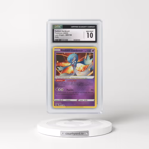 2022 Lost Origin #069/196 Radiant Gardevoir - Holo (CGC 10 GEM MINT)