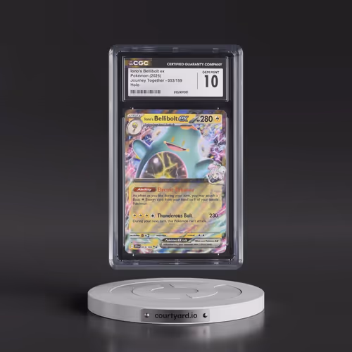 2025 Pokémon Jtg EN-Journey Together #053 Iono's Bellibolt EX - Holo (CGC 10 GEM MINT)