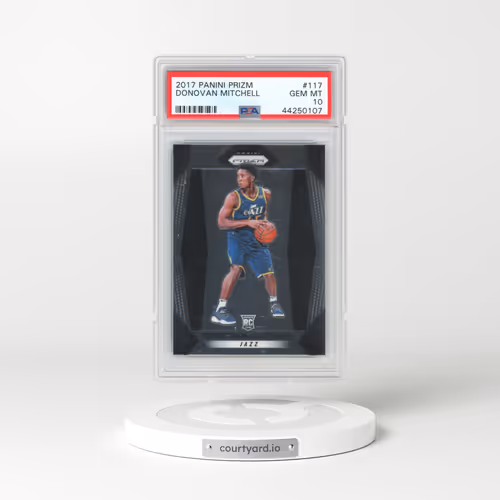 2017 Panini Prizm #117 Donovan Mitchell (PSA 10 GEM MINT)