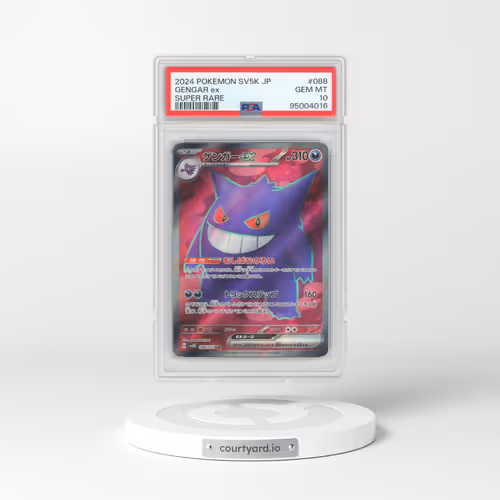 2024 Pokémon Sv5k-Wild Force #088 Gengar EX - Holo Super Rare (PSA 10 GEM MINT)