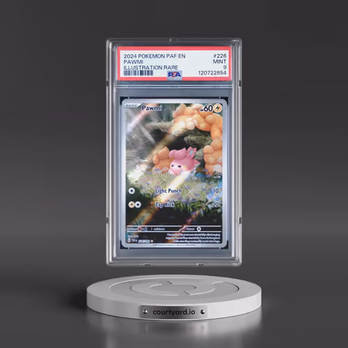 2024 Pokémon Paf EN-Paldean Fates #226 Pawmi - Illustration Rare (PSA 9 MINT)