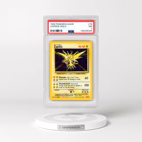 1999 Pokémon Game #16 Zapdos - Holo (PSA 7 NM)