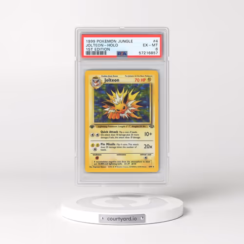 1999 Pokémon Jungle #4 Jolteon - 1st Edition Holo (PSA 6 EX-MT)