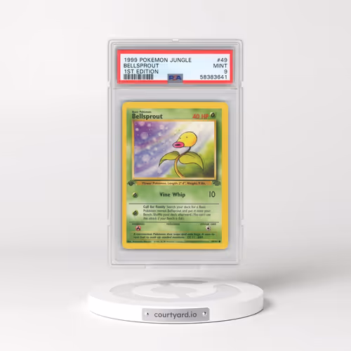 1999 Pokémon Jungle #49 Bellsprout - 1st Edition (PSA 9 MINT)