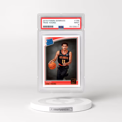 2018 Panini Donruss #198 Trae Young (PSA 9 MINT)