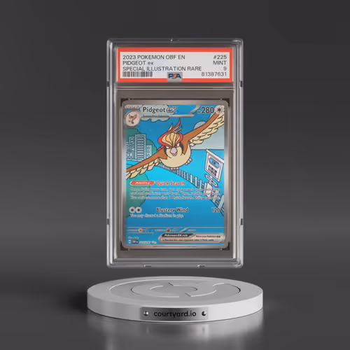 2023 Pokémon Obf EN-Obsidian Flames #225 Pidgeot EX - Holo Special Illustration Rare (PSA 9 MINT)