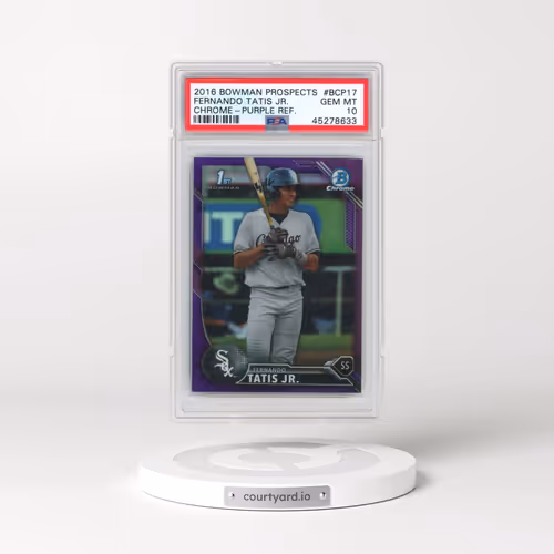 2016 Bowman Prospects #BCP17 Fernando Tatis Jr. - Chrome-Purple Refractor (PSA 10 GEM MINT)