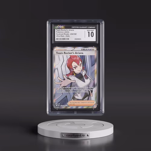 2025 Pokémon Dri EN-Destined Rivals #224 Team Rocket's Ariana - Ultra Rare (CGC 10 GEM MINT)