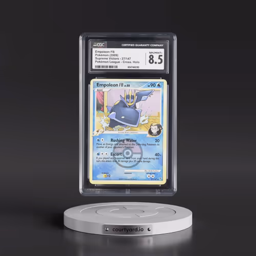 2009 Pokémon Platinum Supreme Victors #27 Empoleon FB - Holo Crosshatch-2010 Pokemon League (CGC 8.5