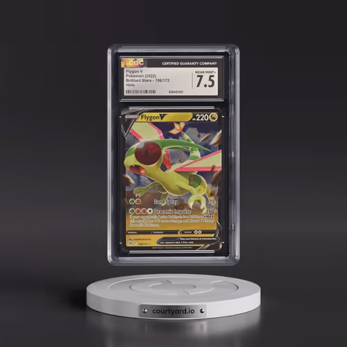 2022 Brilliant Stars #106/172 Flygon V - Holo (CGC 7.5 NM+)