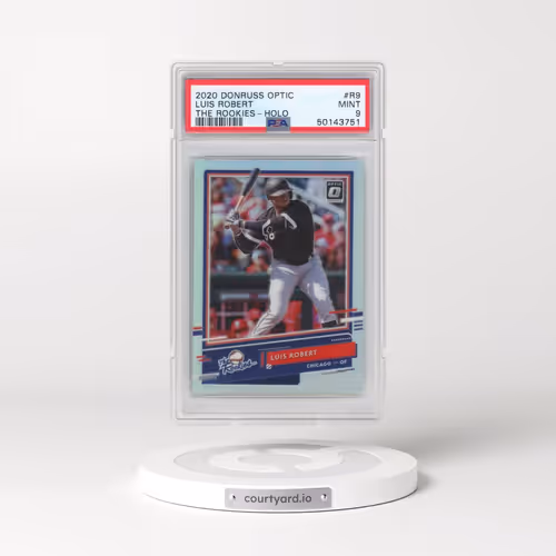 2020 Panini Donruss Optic the Rookies #R9 Luis Robert - Holo (PSA 9 MINT)