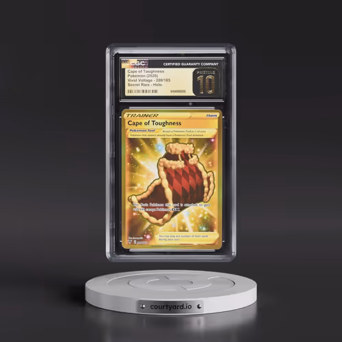 2020 Vivid Voltage #200/185 Cape of Toughness - Secret Rare Holo (CGC 10 PRISTINE)