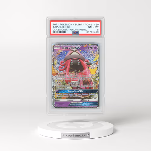 2021 Pokémon Celebrations Classic Collection #60 Tapu Lele GX - Holo (PSA 8 NM-MT)