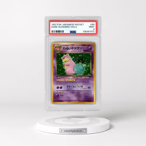 1997 Pokémon Rocket #80 Dark Slowbro - Holo (PSA 9 MINT)