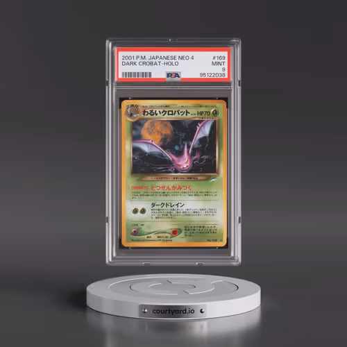 2001 Pokémon Neo 4 #169 Dark Crobat - Holo (PSA 9 MINT)