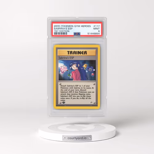 2000 Gym Heroes #117 Sabrina's ESP - 1st Edition (PSA 9 MINT)