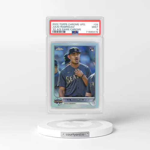 2022 Topps Chrome Update 2022 All-Star Game Chrome #26 Julio Rodriguez (PSA 9 MINT)