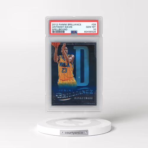 2012 Panini Brilliance Spellbound #26 Anthony Davis (PSA 10 GEM MINT)