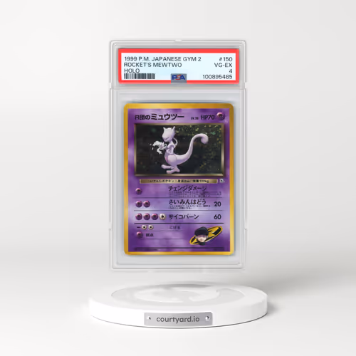 1999 Pokémon Gym 2 #150 Rocket's Mewtwo - Holo (PSA 4 VG-EX)