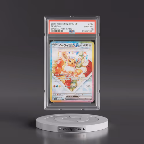 2024 Pokémon Sv8a-Terastal Fest EX #224 Eevee EX - Holo Special Art Rare (PSA 10 GEM MINT)