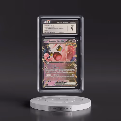 2024 Pokémon Twm EN-Twilight Masquerade #094 Scream Tail EX - Holo (CGC 9 MINT)