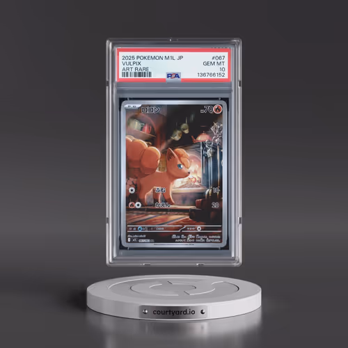 2025 Pokémon M1l-Mega Brave #067 Vulpix - Art Rare (PSA 10 GEM MINT)