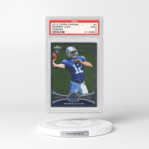 2012 Topps Chrome #1 Andrew Luck - Passing (PSA 9 MINT)